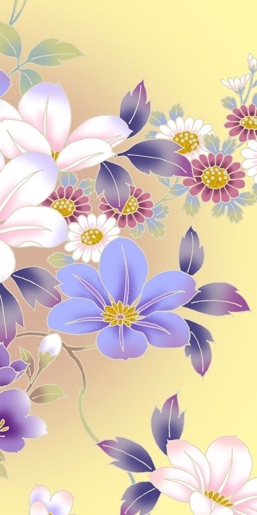 Vibrant Floral Wallpaper for Mobile Devices