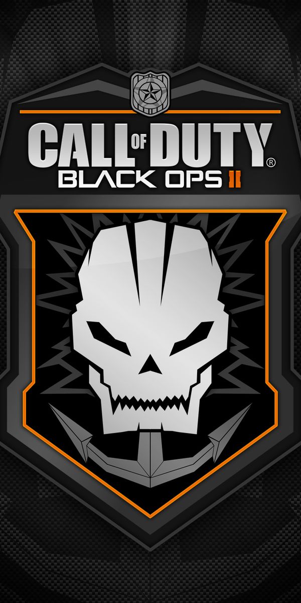 Call of Duty: Black Ops II Logo - Stunning Mobile Wallpaper