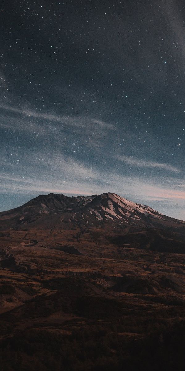 Phone wallpaper: Landscape, Mountains, Stars, Night, Mountain, Earth free download