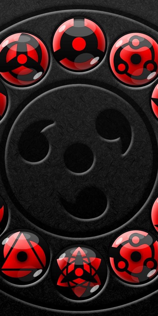Magnificent Mangekyō Sharingan Design for Mobile Wallpaper