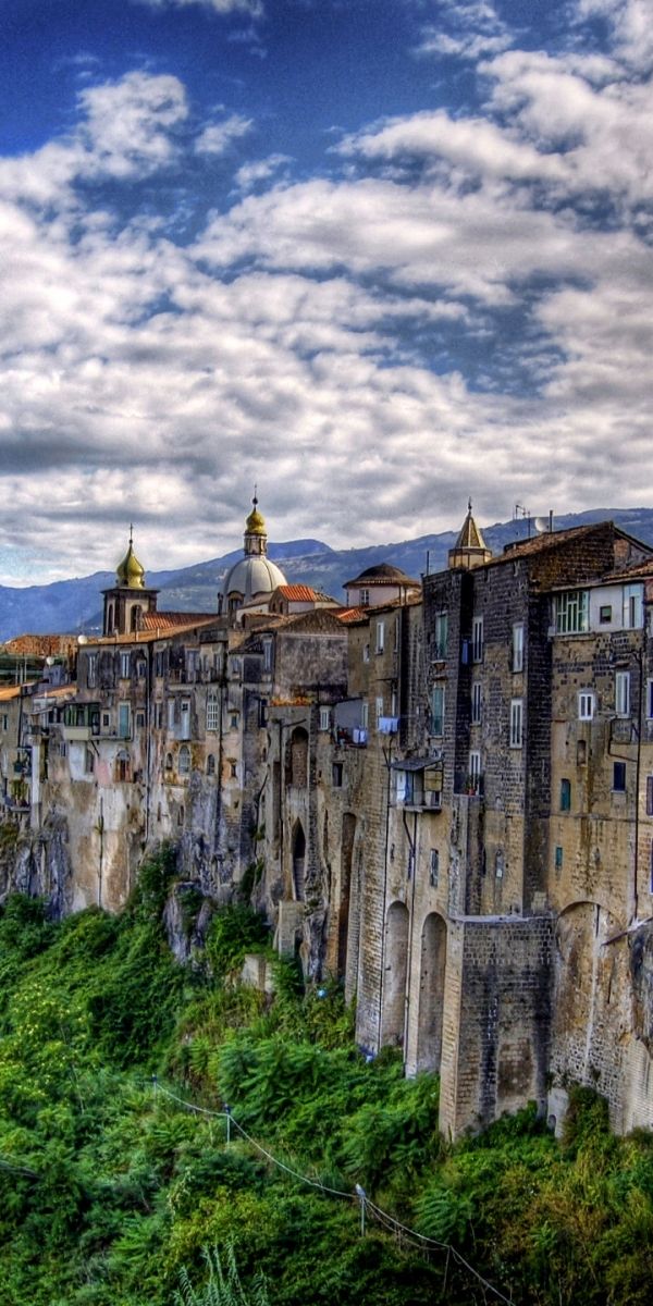 Phone wallpaper: Houses, Landscape, Architecture, Art, Sky free download