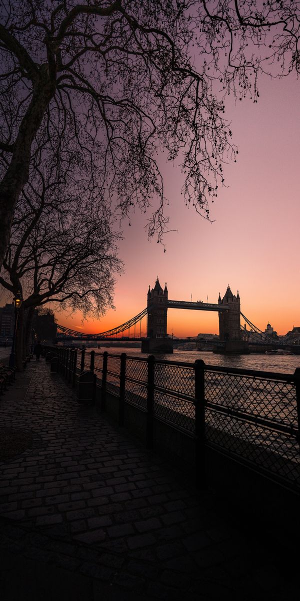 Breathtaking Sunset View of Tower Bridge on the Thames