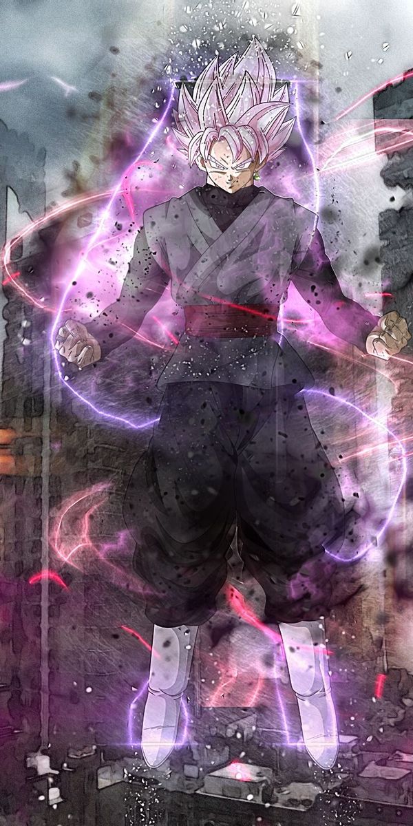 Cool Black Goku from Dragon Ball Super - Perfect Mobile Wallpaper
