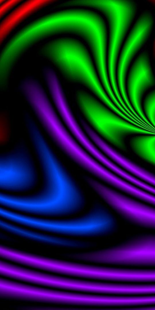 Multicolored Abstract Phone Wallpaper: Light Patterns and Vibrant Swirls