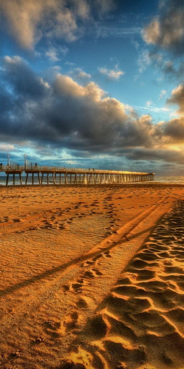 Phone wallpaper: Sunset, Clouds, Sky, Sand, Grid, Volleyball, Colors, Color, Nature, Beach free down