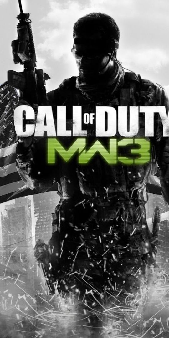 Epic Call of Duty MW3 Mobile Wallpaper Featuring Gray Combat Scene