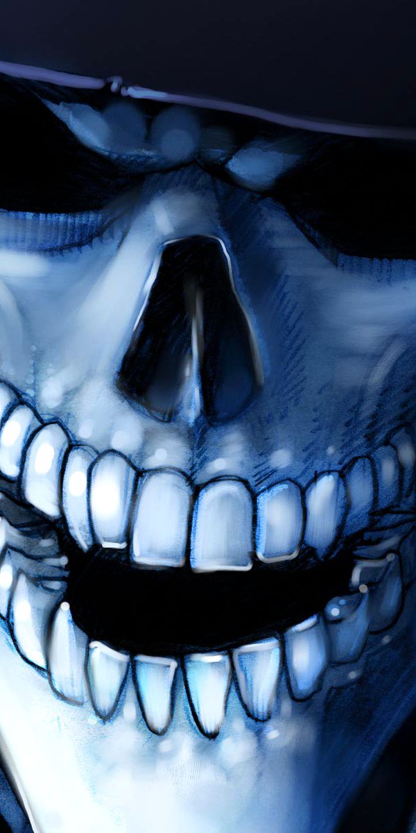 Dark Skull Character Wallpaper