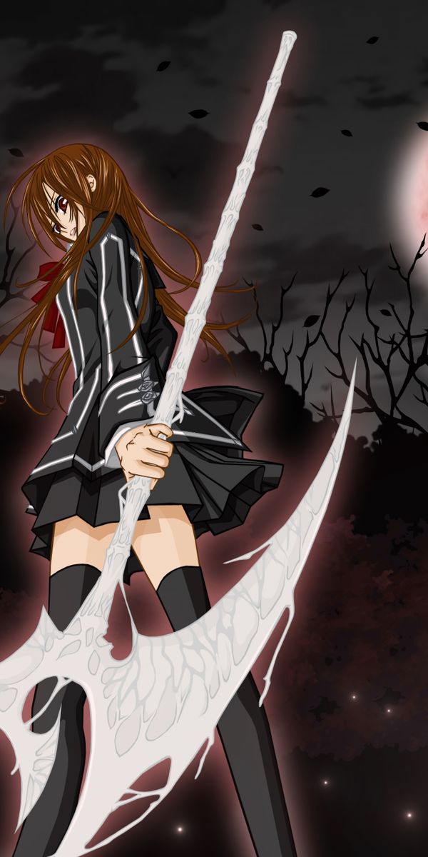 Phone wallpaper: Vampire Knight, Yuki Cross, Night, Anime free download