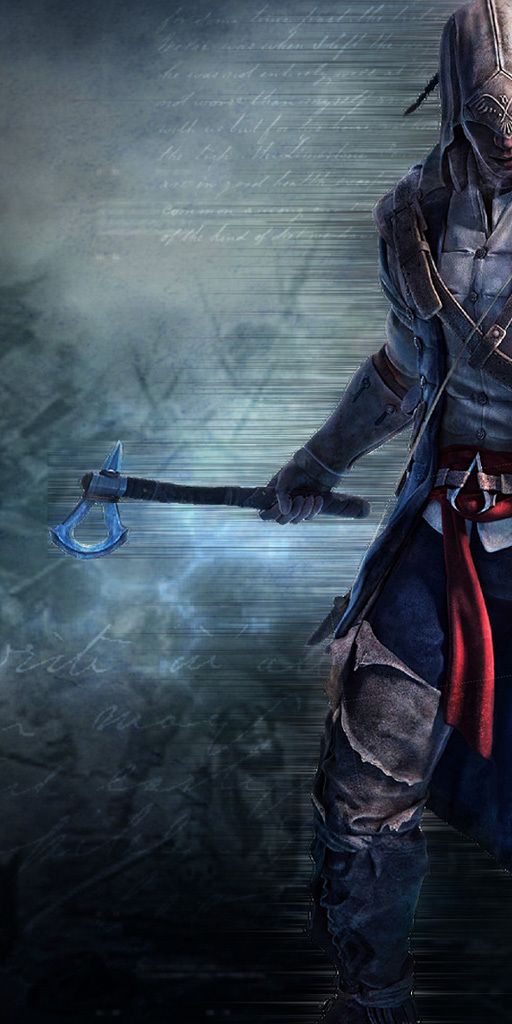 Epic Assassin's Creed Phone Wallpaper: A Hero in Action