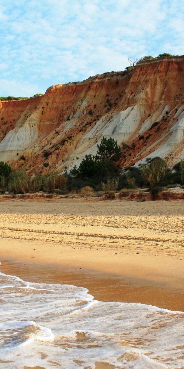 Phone wallpaper: Sandy, Bank, Nature, Shore, Ocean, Waves, Beach free download