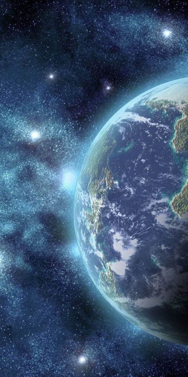 Breathtaking Universe Landscape with Planets