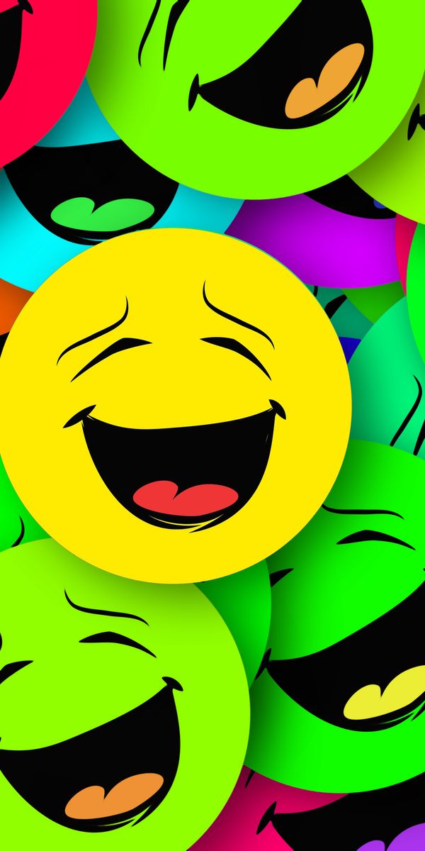 Vibrant Collection of Smiling Faces for Your Mobile Wallpaper