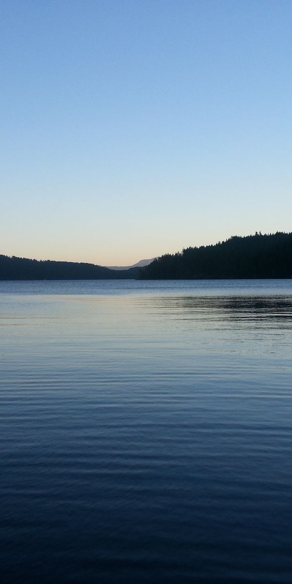 Phone wallpaper: Mountains, Evening, Sky, Nature, Sea free download