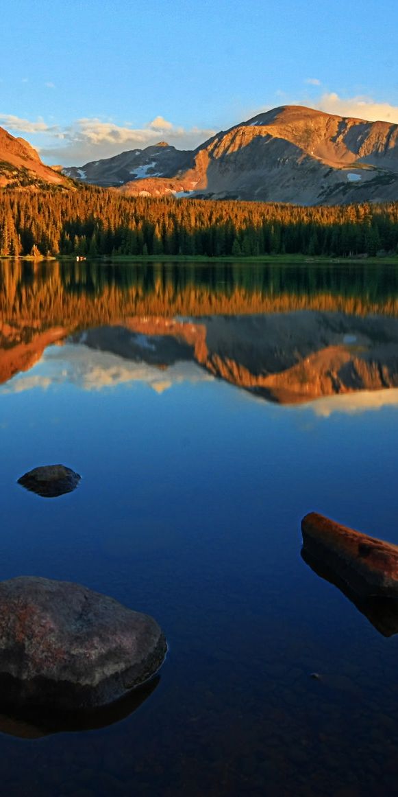 Phone wallpaper: Nature, Mountain, Lake, Reflection, Forest, Earth free download