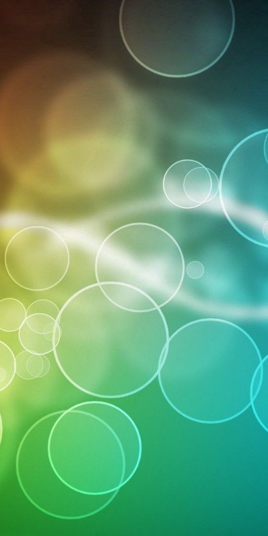 Phone wallpaper: Glare, Wavy, Multicolored, Motley, Circles, Abstract free download