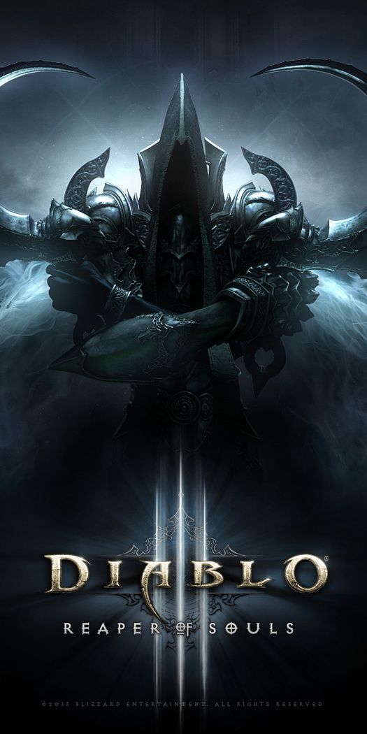 Epic Diablo III Reaper of Souls Phone Wallpaper for Gamers