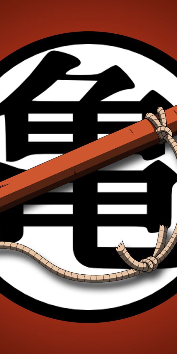 Epic Dragon Ball Z iPhone Wallpaper Featuring Iconic Staff in 4K Resolution