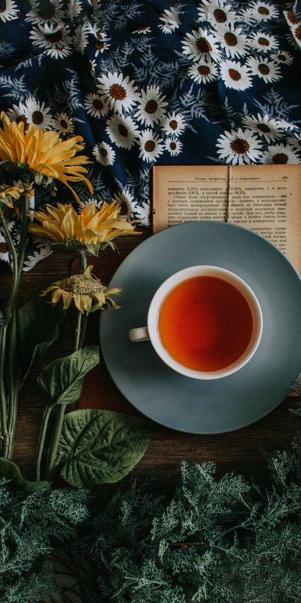 Phone wallpaper: Cup, Food, Cloth, Flowers, Still Life free download