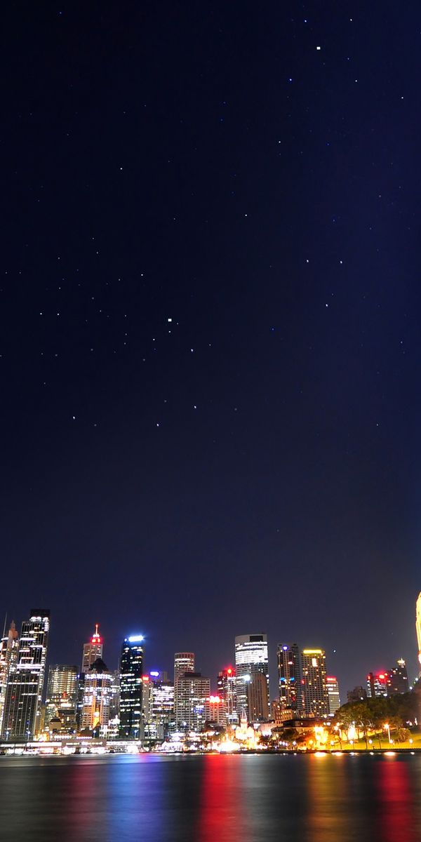 Breathtaking Nightscape of Sydney Harbour Bridge and Opera House