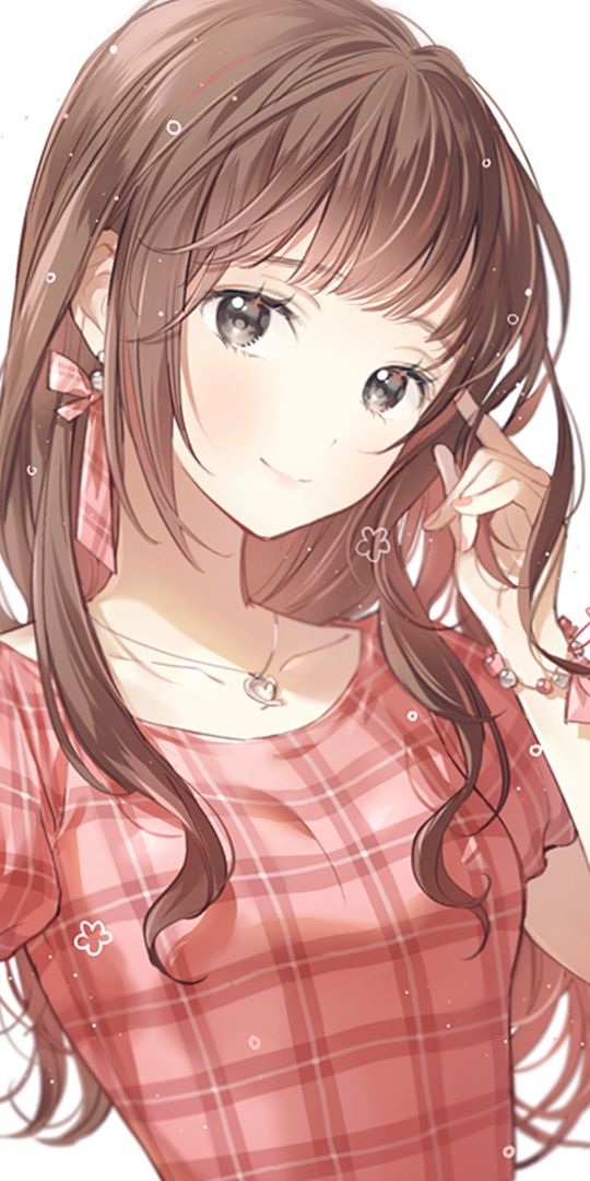 Charming Anime Girl Wallpaper: Perfect for iPhone Backgrounds