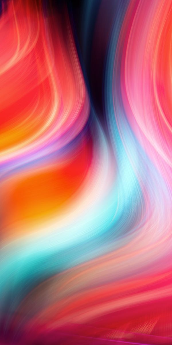 Multicolored Abstract iPhone Wallpaper Featuring Smooth Gradient Stripes