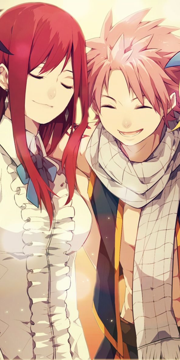 Fairy Tail Main Characters Together: Erza, Gray, Lucy, and Natsu