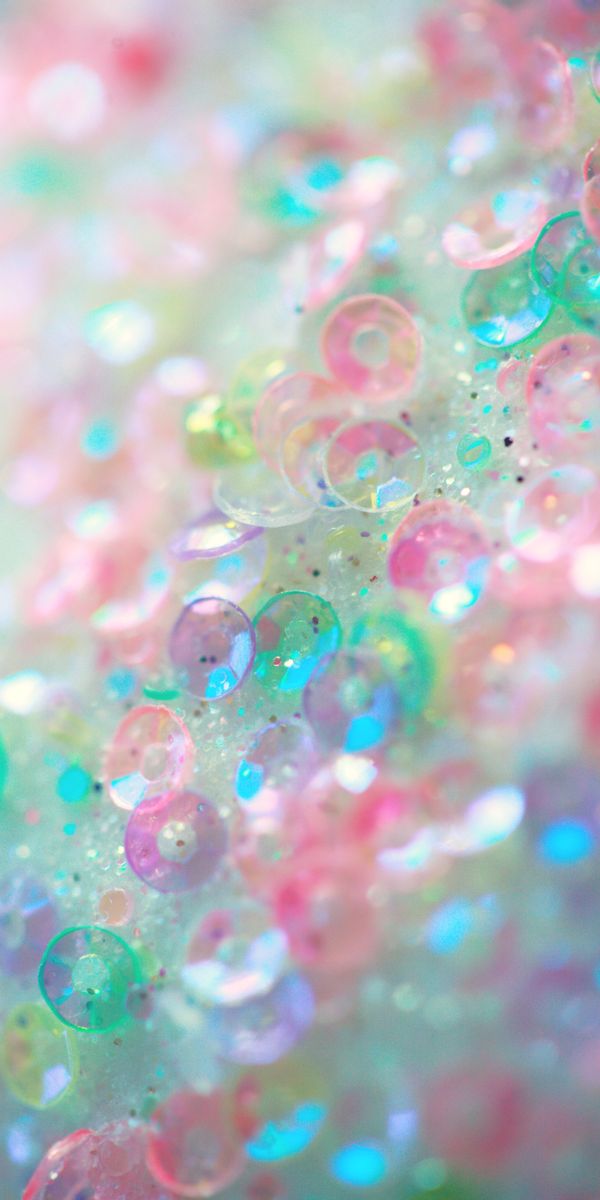 Vibrant Macro Wallpaper of Multicolored Sequins