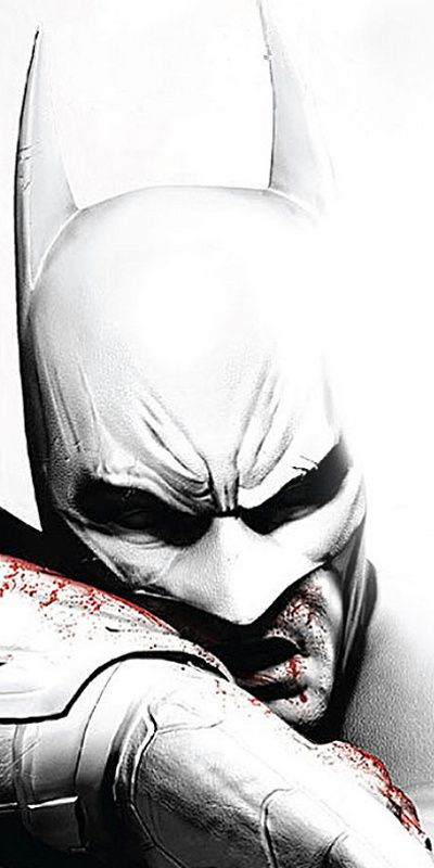 Beautiful Batman Wallpaper for Mobile - Dark Knight in White