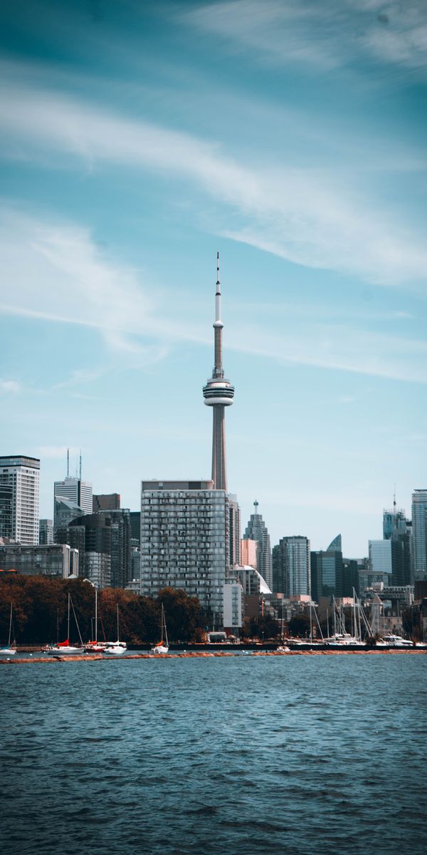 Breathtaking Toronto Skyline Featuring the Iconic CN Tower