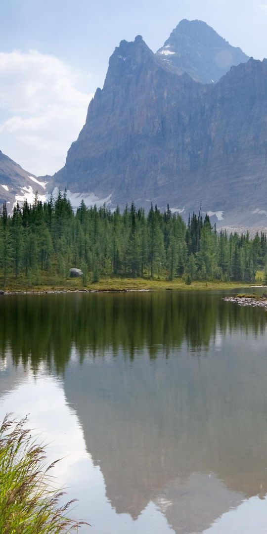 Phone wallpaper: Moor Lake, Yoho National Park, British Columbia, Mountains, Canada, Lake, Mountain,