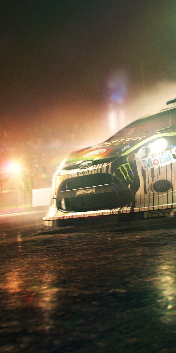 Stylish Race Car at Night - Perfect Phone Wallpaper