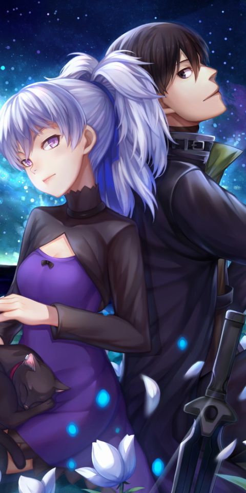 Phone wallpaper: Anime, Darker Than Black, Yin (Darker Than Black), Hei (Darker Than Black) free dow