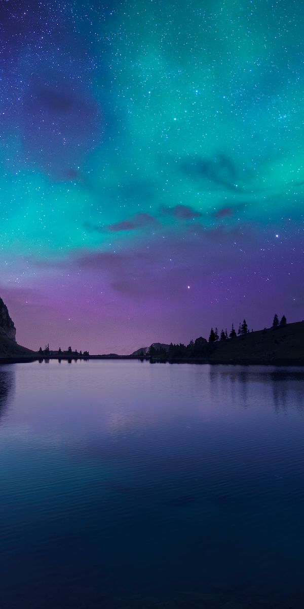 Starlit Night Sky Over a Serene Swiss Lake