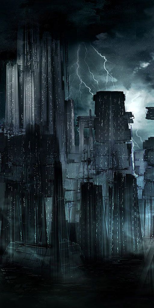Dark Cityscape Wallpaper for Mobile Devices