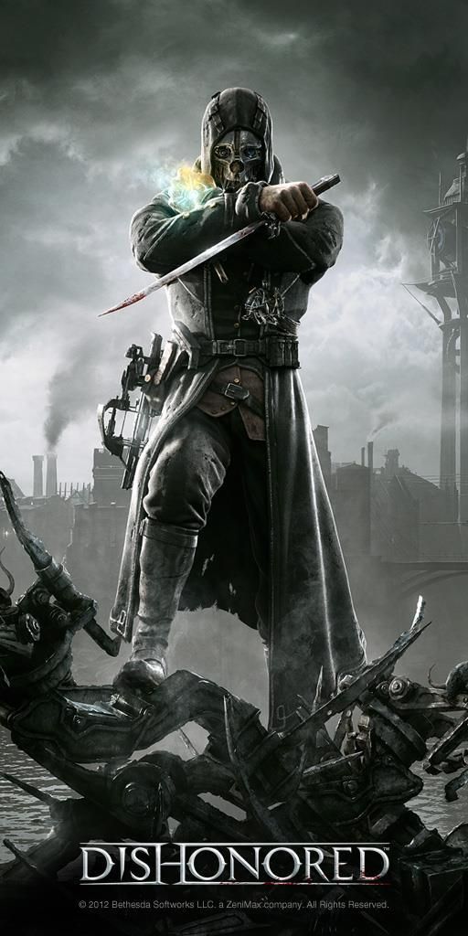 Dishonored: Dark Gray Gaming Wallpaper for Mobile
