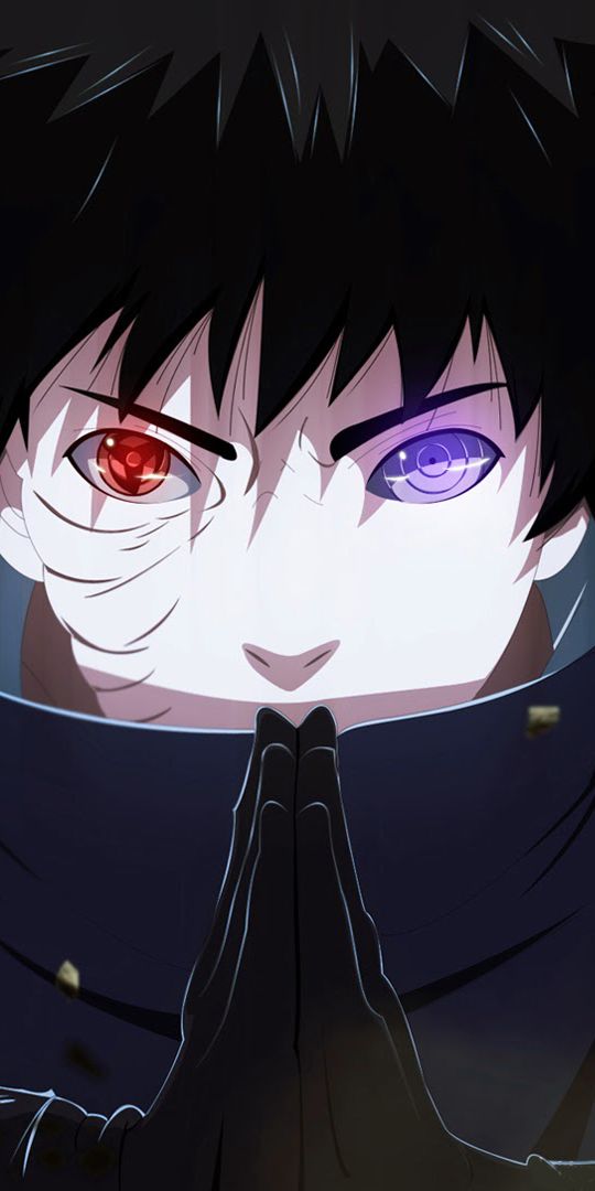 Obito Uchiha with Sharingan and Rinnegan