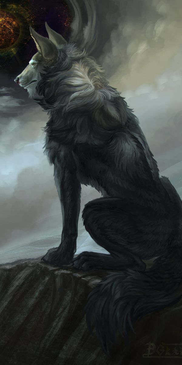 Phone wallpaper: Wolf, Predator, Beast, That's Incredible, Fiction, Art free download