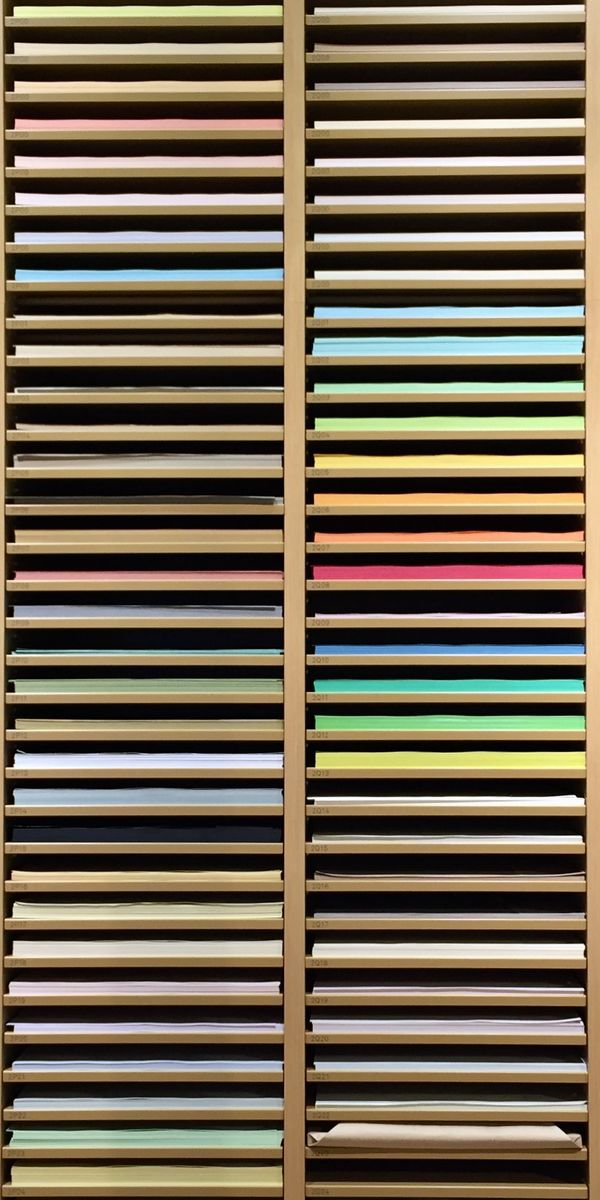 Cool Multicolored Paper Shelf for Your Mobile Wallpaper