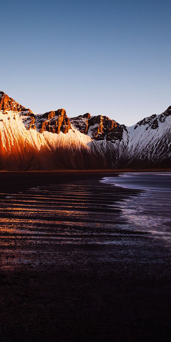 Phone wallpaper: Landscape, Mountains, Sand, Mountain, Earth, Iceland, Vestrahorn, Vestrahorn Mounta