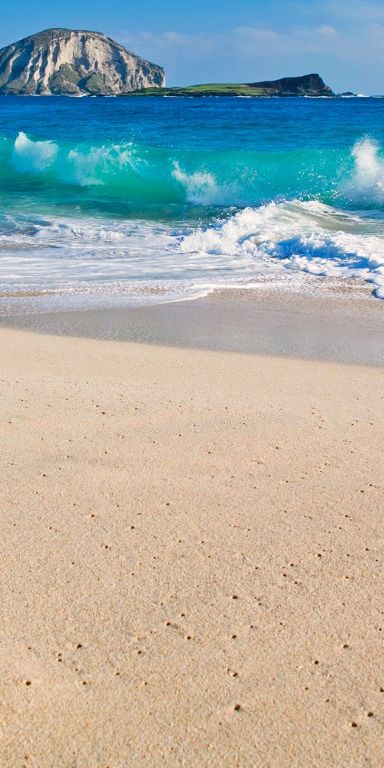 Phone wallpaper: Beach, Ocean, Earth free download