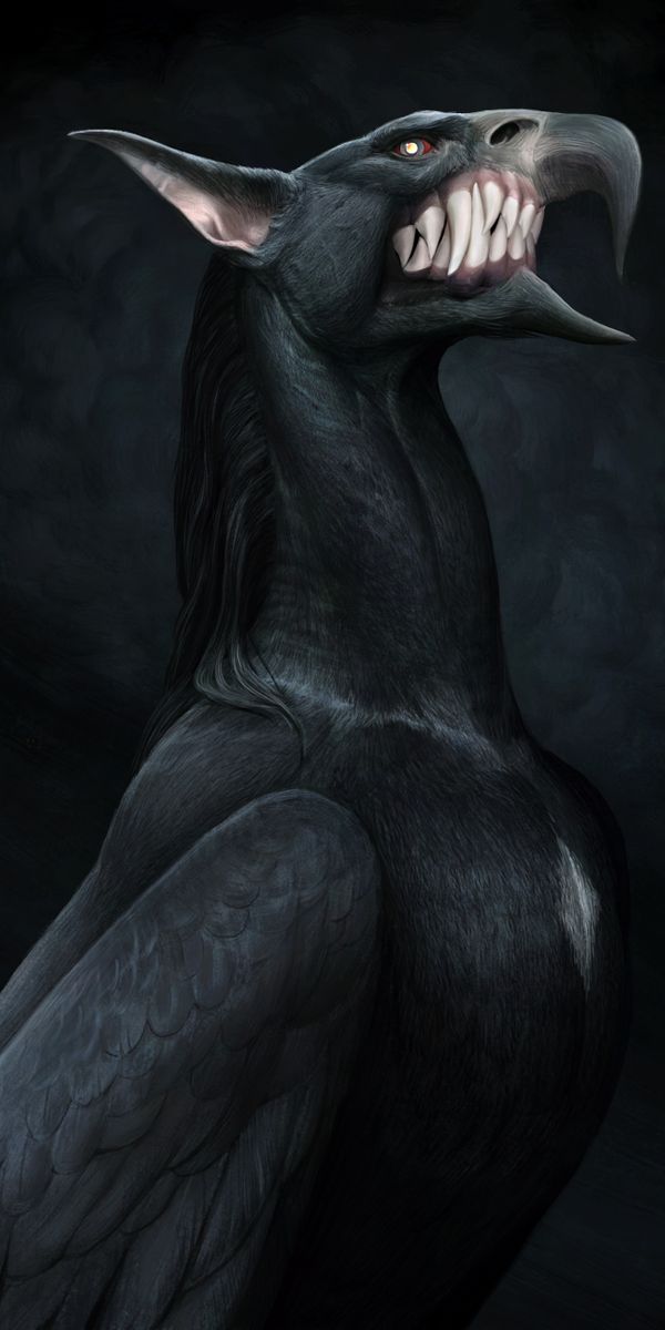 Phone wallpaper: Grin, Creature, Being, Fantastic, Art free download