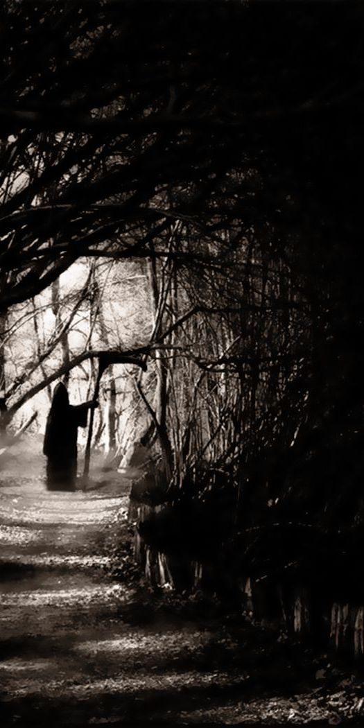 Explore the Dark Mystery of the Grim Reaper in This Stunning Wallpaper