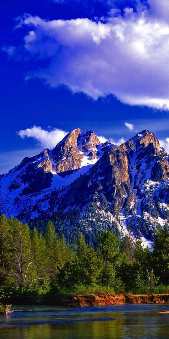 Breathtaking Summer Mountain Landscape with a Serene Lake