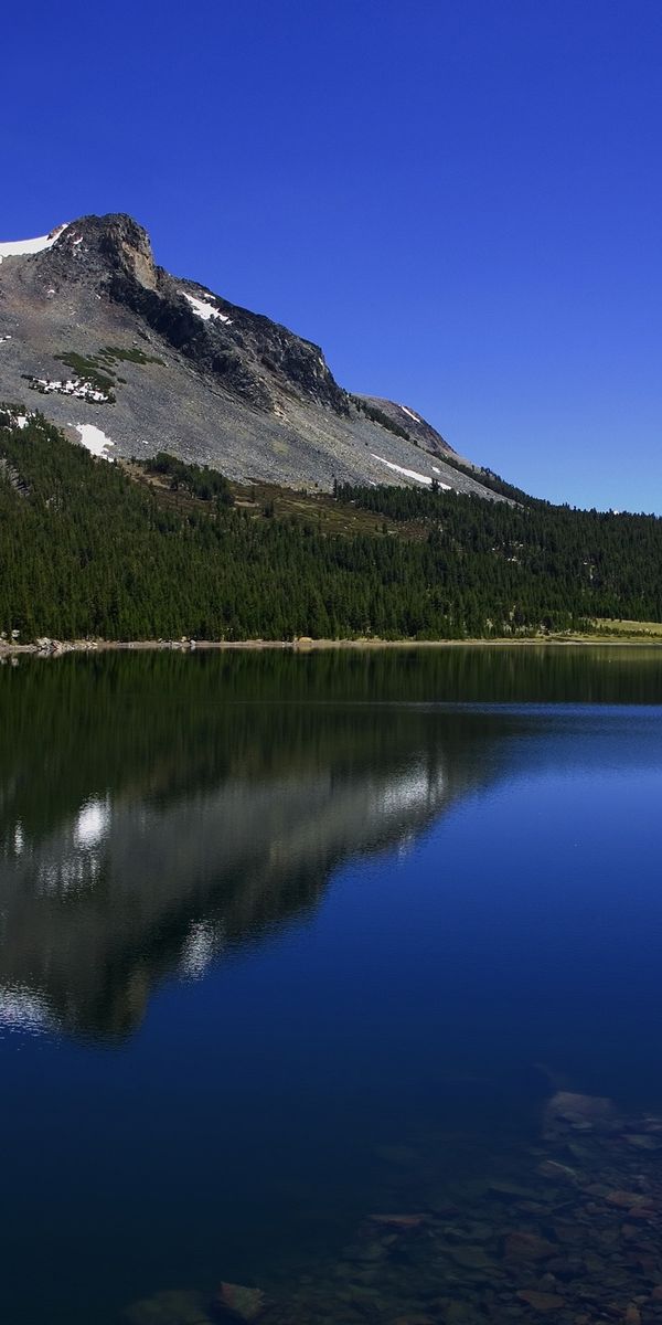Majestic Mountain Landscape with Crystal Clear Water Reflection