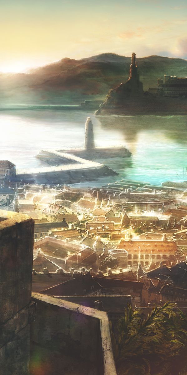 Phone wallpaper: Anime, City, Violet Evergarden free download