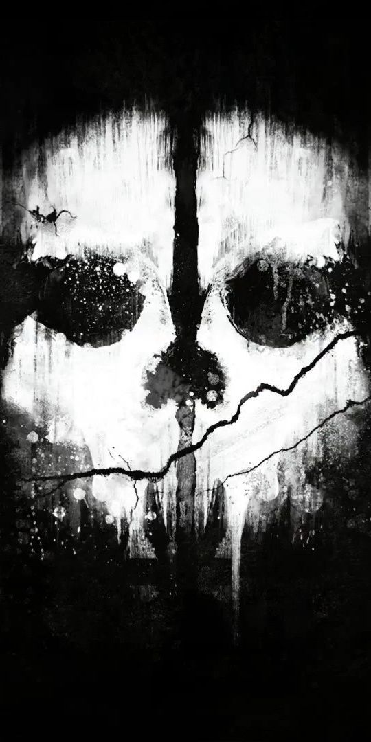 Call of Duty Skull Wallpaper: Dark and Edgy Mobile Background