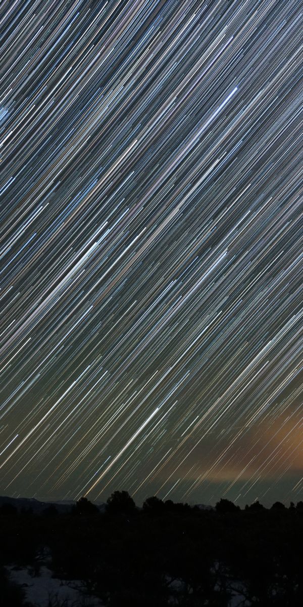 Phone wallpaper: Traffic, Movement, Long Exposure, Nature, Stars, Smooth, Night, Blur free download