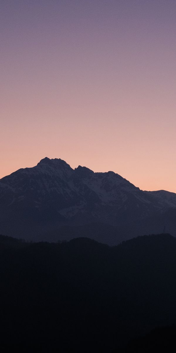Phone wallpaper: Sunset, Mountains, Mountain, Earth free download