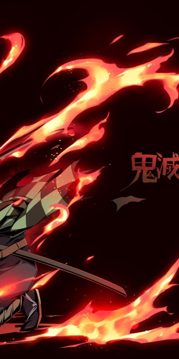 Hinokami Kagura Tanjiro Kamado - Epic Mobile Wallpaper
