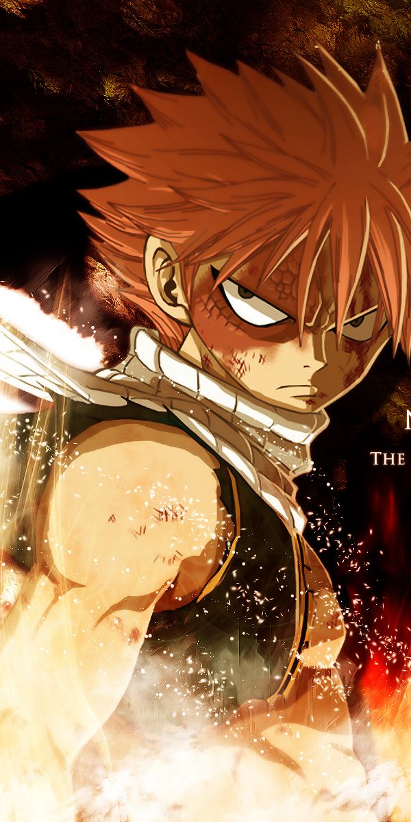 Epic Natsu Dragneel Wallpaper: Fire Warrior from Fairy Tail
